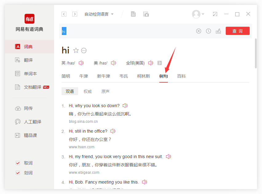 千万级语料库引擎界面